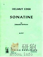 sonatine fur Violoncello und Klavier op.34/7   1969  PDF电子版封面    Helmut Eder 