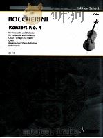 Konzert No.4 fur Violoncello and piano CB 115   1974  PDF电子版封面     