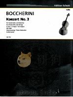 Konzert No.3 fur Violoncello and strings CB 114   1970  PDF电子版封面     