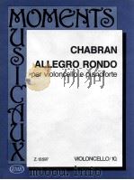 Francesco Chabran Allegro rondo per violoncello e pianoforte violoncello/10   1989  PDF电子版封面    chabran 