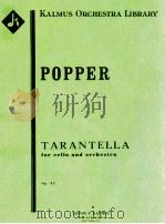 Tarantella for cello and orchestra Op. 33（ PDF版）