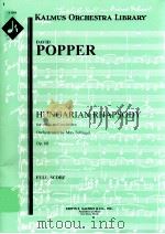 Hungarian Rhapsody for cello and orchestra  Op. 68（ PDF版）