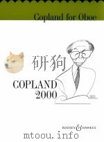 Copland for oboe copland 2000（1951 PDF版）