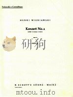Konzert No.2 d-moll/ré mineur/d minor opus 22 ed 81-14     PDF电子版封面    Henri Wieniawski 