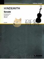 Sonate for solo viola opus 31/4(danuser) ed 8278   1992  PDF电子版封面    Paul Hindemith 