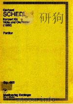 Konzert fur Viola und Orchester(1988) Partitur stp.662   1990  PDF电子版封面    Gerhard Schedl 