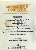 Mordechai's Portfolio masterpieces arranged for woodwind quintet volume one（1974 PDF版）