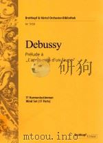 debussy Prélude à   1987  PDF电子版封面     