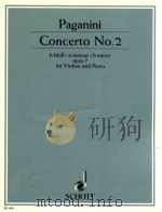 Concerto No.2 fur Violine und Piano opus 7 ed 499   1909  PDF电子版封面     