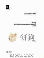 Dialog per violoncello solo e sette executoti(1965) Partitur UE 14 801（1972 PDF版）