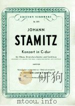 Konzert in C-dur für Oboe Streichester und Continuo concerto in c-major for oboe string-orchestra an   1957  PDF电子版封面    Johann Stamitz 