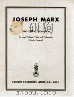 Quartetto chromatico fur zwei Violinen Viola und Violoncello(Zweite Fassung)   1948  PDF电子版封面    Joseph Marx 