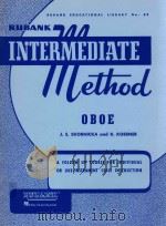 Intermediate method oboe     PDF电子版封面    J.E.Skornicka 