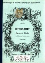 Konzert G dur fur Oboe und Streichorchester(gunter rhau)（1960 PDF版）