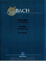 Six Suites for Violoncello solo BWV 1007-1012（1950 PDF版）