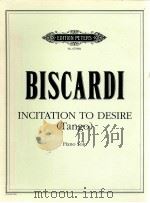 Incitation to Desire (tango) Piano Solo   1996  PDF电子版封面     