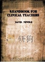 AHANDBOOK FOR CLINICAL TEACHERS（1983 PDF版）