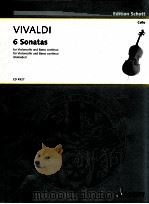 6 Sonatas for Violoncello and Basso continuo ED 4927   1958  PDF电子版封面     