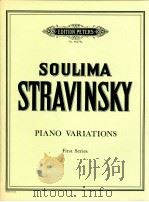 Piano Variations First Series   1970  PDF电子版封面     