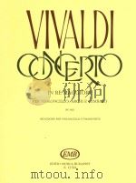 antonio Vivaldi Concerto in re maggiore per violoncello archi e Cembalo RV 403 Riduzione per violonc   1992  PDF电子版封面    antonio Vivaldi 