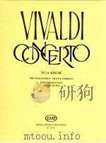 antonio Vivaldi Concerto in La Minore per Violoncello Archi E Cembalo Zongorakivonat piano score P.V（1971 PDF版）