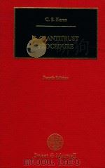 E.C.ANTITRUST PROCEDURE  FOURTH EDITION   1998  PDF电子版封面  0421610506  C.S.KERSE 