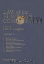 LAW OF THE EUROPEAN COMMUNITIES  VOLUME 1（1986 PDF版）