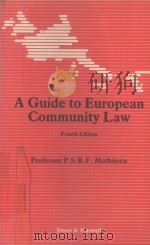 A GUIDE TO EUROPEAN COMMUNITY LAW  FOURTH EDITION（1985 PDF版）