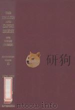 THE ENGLISH AND EMPIRE DIGEST  CONTINUATION VOLUME  E（1980 PDF版）