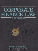 Corporate finance law   1985  PDF电子版封面  0421311207   