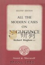 ALL THE MODERN CASES ON NEGLIGENCE  SECOND EDITION   1964  PDF电子版封面     