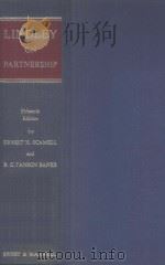 LINDLEY ON THE LAW OF PARTNERSHIP  FIFTEENTH EDITION   1984  PDF电子版封面  042129860X   