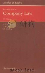 INTRODUCTION TO COMPANY LAW  THIRD EDITION（1983 PDF版）