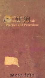 SUPPLEMENT TO INDUSTRIAL TRIBUNALS-PRACTICE AND PROCEDURE（1980 PDF版）