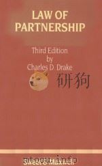 LAW OF PARTNERSHIP  THIRD EDITION   1983  PDF电子版封面  0421298405   