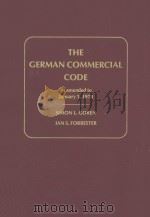 THE GERMAN COMMERCIAL CODE（1979 PDF版）