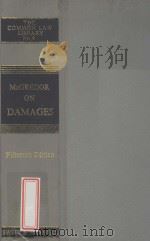 MCGREGOR ON DAMAGES  FIFTEENTH EDITION（1988 PDF版）