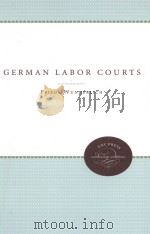 German labor courts   1946  PDF电子版封面    by Frieda Wunderlich ; with a 