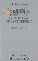 UNDERHILL'S PRINCIPLES OF THE LAW OF PARTNERSHIP  TWELFTH EDITION（1986 PDF版）