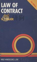 LAW OF CONTRACT  SEVENTH EDITION   1988  PDF电子版封面  0712112006  W T MAJOR 