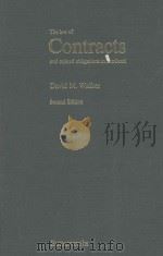 THE LAW OF CONTRACTS AND RELATED OBLIGATIONS IN SCOTLAND  SECOND EDITION   1985  PDF电子版封面  0406677875  DAVID M.WALKER 