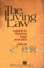THE LIVING LAW   1980  PDF电子版封面     