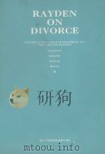 RAYDEN'S LAW AND PRACTICE IN DIVORCE AND FAMILY MATTERS  SECOND CUMULATIVE SUPPLEMENT TO THIRTE   1981  PDF电子版封面  0406351694  JOSEPH JACKSON 