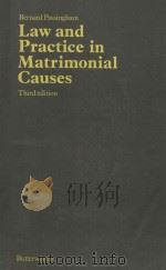 LAW AND PRACTICE IN MATRIMONIAL CAUSES  THIRD EDITION（1979 PDF版）