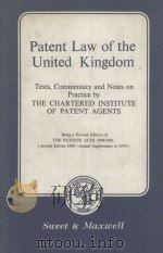PATENT LAW OF THE UNITED KINGDOM（1975 PDF版）