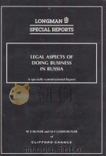Legal aspects of doing business in Russia   1993  PDF电子版封面  0851219470  Butler;W. E.;Gashi-Butler;M. E 