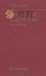 REMEDIES OF ENGLISH LAW  SECOND EDITION   1980  PDF电子版封面  0406617201  F.H.LAWSON 