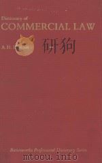 DICTIONARY OF COMMERCIAL LAW   1983  PDF电子版封面  0406681597  A.H.HUDSON 