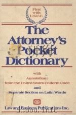 THE ATTORNEY'S POCKET DICTIONARY   1981  PDF电子版封面  0889290024  DATINDER S.SODHI 