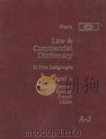 WEST'S LAW AND COMMERCIAL DICTIONARY IN FIVE LANGUAGES  A-J（1985 PDF版）